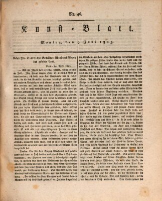 Morgenblatt für gebildete Stände. Kunst-Blatt (Morgenblatt für gebildete Stände) Montag 9. Juni 1823