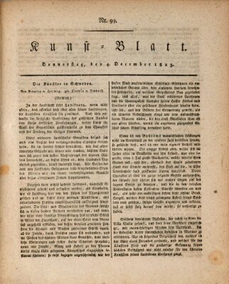 Morgenblatt für gebildete Stände. Kunst-Blatt (Morgenblatt für gebildete Stände) Donnerstag 11. Dezember 1823