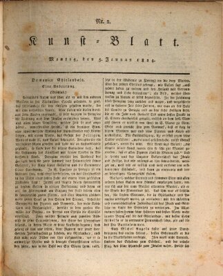 Morgenblatt für gebildete Stände. Kunst-Blatt (Morgenblatt für gebildete Stände) Montag 5. Januar 1824