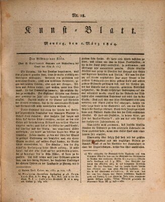 Morgenblatt für gebildete Stände. Kunst-Blatt (Morgenblatt für gebildete Stände) Montag 1. März 1824