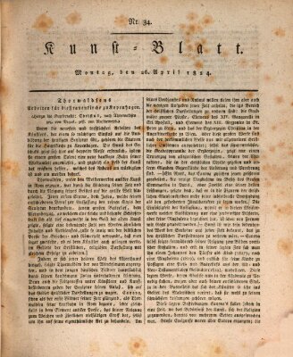 Morgenblatt für gebildete Stände. Kunst-Blatt (Morgenblatt für gebildete Stände) Montag 26. April 1824