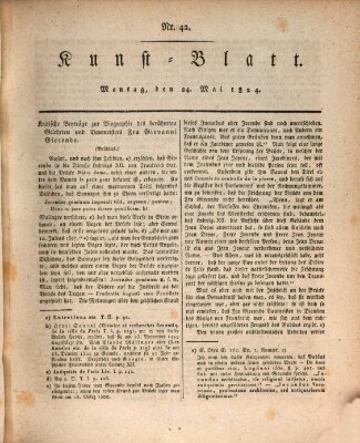 Morgenblatt für gebildete Stände. Kunst-Blatt (Morgenblatt für gebildete Stände) Montag 24. Mai 1824