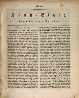 Morgenblatt für gebildete Stände. Kunst-Blatt (Morgenblatt für gebildete Stände) Donnerstag 27. Mai 1824