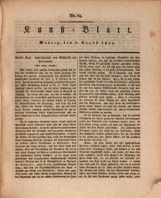 Morgenblatt für gebildete Stände. Kunst-Blatt (Morgenblatt für gebildete Stände) Freitag 6. August 1824