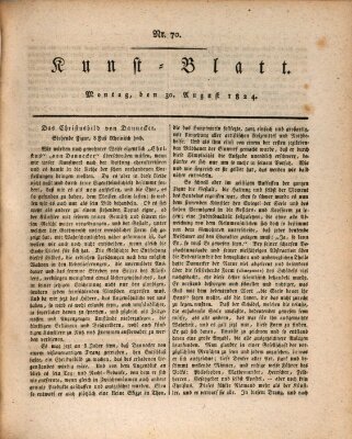 Morgenblatt für gebildete Stände. Kunst-Blatt (Morgenblatt für gebildete Stände) Montag 30. August 1824