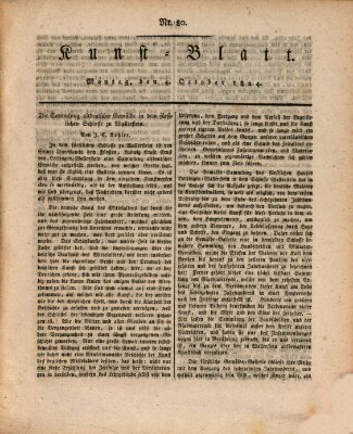 Morgenblatt für gebildete Stände. Kunst-Blatt (Morgenblatt für gebildete Stände) Montag 4. Oktober 1824