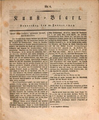 Morgenblatt für gebildete Stände. Kunst-Blatt (Morgenblatt für gebildete Stände) Donnerstag 20. Januar 1825