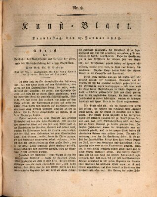 Morgenblatt für gebildete Stände. Kunst-Blatt (Morgenblatt für gebildete Stände) Donnerstag 27. Januar 1825