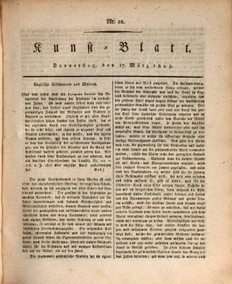 Morgenblatt für gebildete Stände. Kunst-Blatt (Morgenblatt für gebildete Stände) Donnerstag 17. März 1825