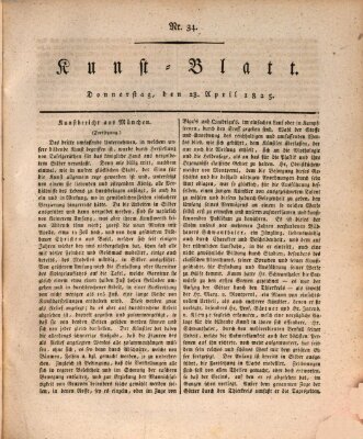 Morgenblatt für gebildete Stände. Kunst-Blatt (Morgenblatt für gebildete Stände) Donnerstag 28. April 1825