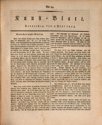 Morgenblatt für gebildete Stände. Kunst-Blatt (Morgenblatt für gebildete Stände) Donnerstag 2. Juni 1825