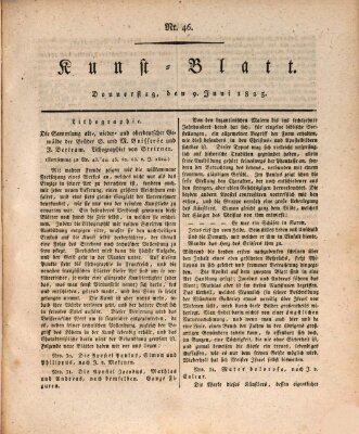 Morgenblatt für gebildete Stände. Kunst-Blatt (Morgenblatt für gebildete Stände) Donnerstag 9. Juni 1825