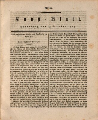 Morgenblatt für gebildete Stände. Kunst-Blatt (Morgenblatt für gebildete Stände) Donnerstag 13. Oktober 1825