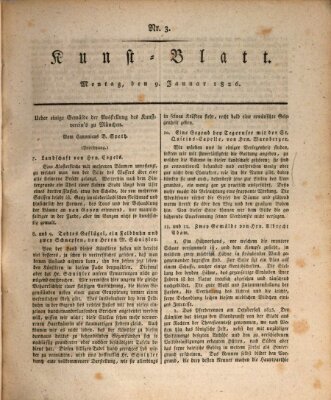 Morgenblatt für gebildete Stände. Kunst-Blatt (Morgenblatt für gebildete Stände) Montag 9. Januar 1826