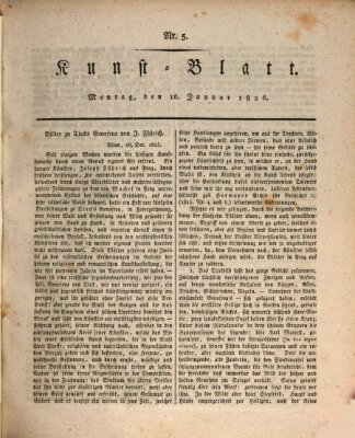 Morgenblatt für gebildete Stände. Kunst-Blatt (Morgenblatt für gebildete Stände) Montag 16. Januar 1826