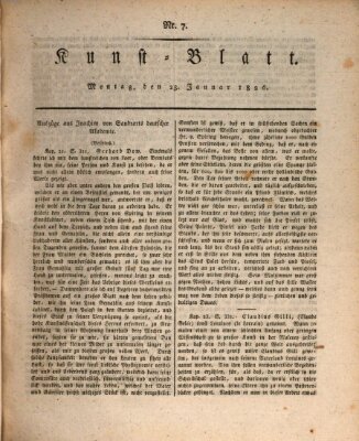 Morgenblatt für gebildete Stände. Kunst-Blatt (Morgenblatt für gebildete Stände) Montag 23. Januar 1826