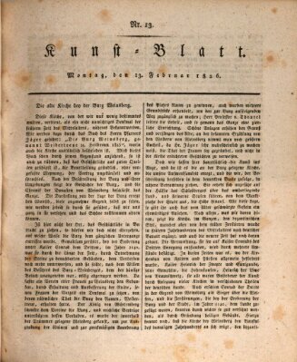 Morgenblatt für gebildete Stände. Kunst-Blatt (Morgenblatt für gebildete Stände) Montag 13. Februar 1826