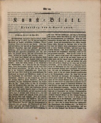 Morgenblatt für gebildete Stände. Kunst-Blatt (Morgenblatt für gebildete Stände) Donnerstag 6. April 1826