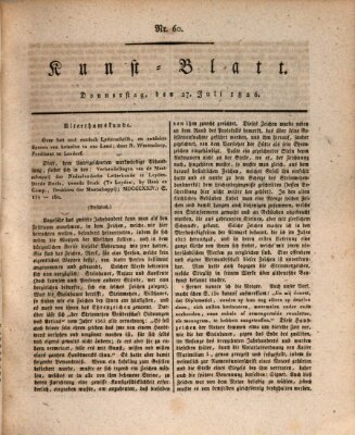 Morgenblatt für gebildete Stände. Kunst-Blatt (Morgenblatt für gebildete Stände) Donnerstag 27. Juli 1826