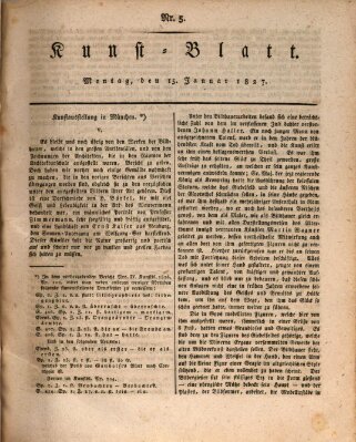 Morgenblatt für gebildete Stände. Kunst-Blatt (Morgenblatt für gebildete Stände) Montag 15. Januar 1827