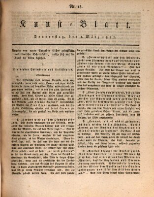 Morgenblatt für gebildete Stände. Kunst-Blatt (Morgenblatt für gebildete Stände) Donnerstag 1. März 1827