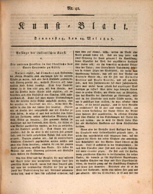 Morgenblatt für gebildete Stände. Kunst-Blatt (Morgenblatt für gebildete Stände) Donnerstag 24. Mai 1827