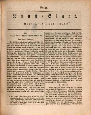 Morgenblatt für gebildete Stände. Kunst-Blatt (Morgenblatt für gebildete Stände) Montag 9. Juli 1827