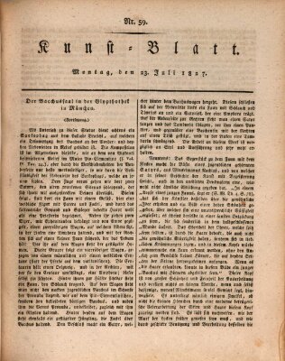 Morgenblatt für gebildete Stände. Kunst-Blatt (Morgenblatt für gebildete Stände) Montag 23. Juli 1827