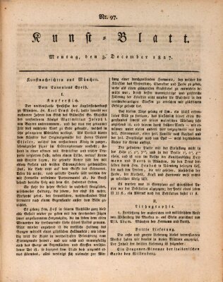 Morgenblatt für gebildete Stände. Kunst-Blatt (Morgenblatt für gebildete Stände) Montag 3. Dezember 1827