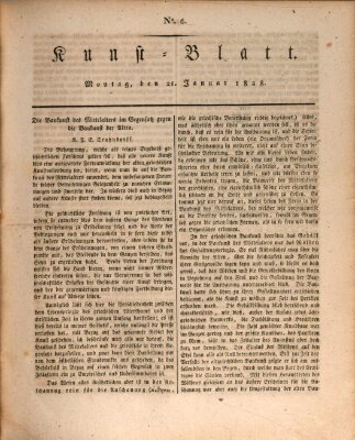 Morgenblatt für gebildete Stände. Kunst-Blatt (Morgenblatt für gebildete Stände) Montag 21. Januar 1828