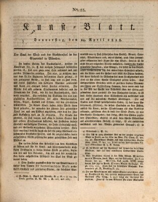 Morgenblatt für gebildete Stände. Kunst-Blatt (Morgenblatt für gebildete Stände) Donnerstag 24. April 1828