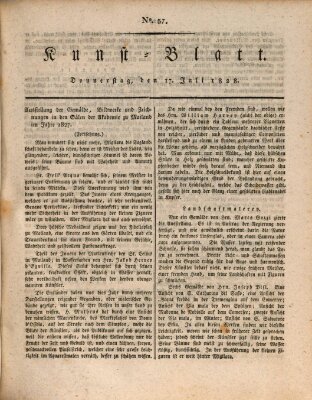 Morgenblatt für gebildete Stände. Kunst-Blatt (Morgenblatt für gebildete Stände) Donnerstag 17. Juli 1828