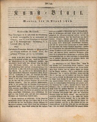 Morgenblatt für gebildete Stände. Kunst-Blatt (Morgenblatt für gebildete Stände) Montag 18. August 1828