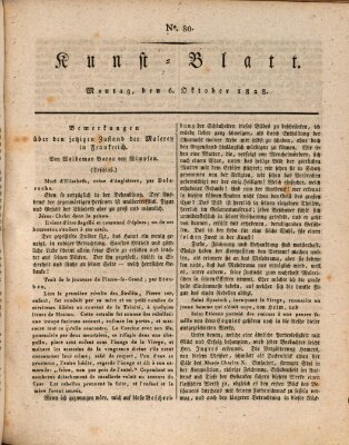 Morgenblatt für gebildete Stände. Kunst-Blatt (Morgenblatt für gebildete Stände) Montag 6. Oktober 1828