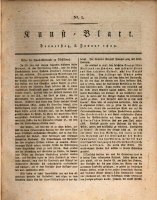 Morgenblatt für gebildete Stände. Kunst-Blatt (Morgenblatt für gebildete Stände) Donnerstag 8. Januar 1829