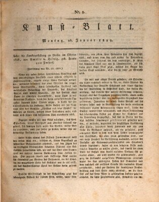 Morgenblatt für gebildete Stände. Kunst-Blatt (Morgenblatt für gebildete Stände) Montag 26. Januar 1829