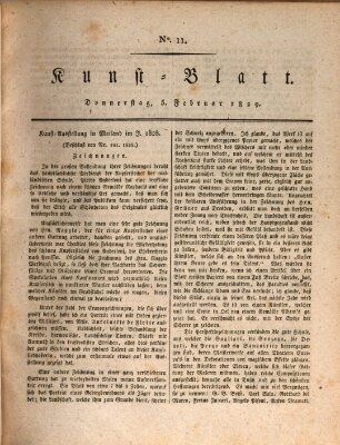 Morgenblatt für gebildete Stände. Kunst-Blatt (Morgenblatt für gebildete Stände) Donnerstag 5. Februar 1829