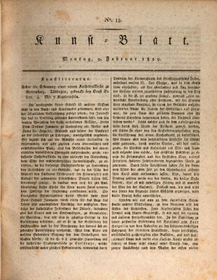 Morgenblatt für gebildete Stände. Kunst-Blatt (Morgenblatt für gebildete Stände) Montag 9. Februar 1829