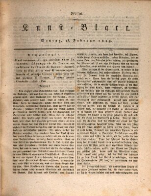 Morgenblatt für gebildete Stände. Kunst-Blatt (Morgenblatt für gebildete Stände) Montag 23. Februar 1829