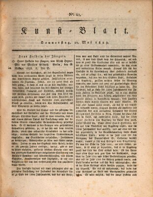 Morgenblatt für gebildete Stände. Kunst-Blatt (Morgenblatt für gebildete Stände) Donnerstag 21. Mai 1829