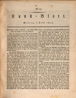 Morgenblatt für gebildete Stände. Kunst-Blatt (Morgenblatt für gebildete Stände) Montag 1. Juni 1829