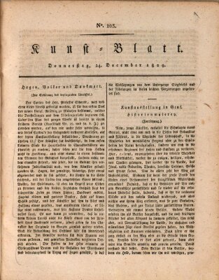 Morgenblatt für gebildete Stände. Kunst-Blatt (Morgenblatt für gebildete Stände) Donnerstag 24. Dezember 1829