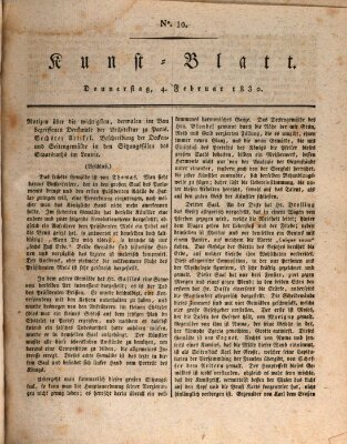 Morgenblatt für gebildete Stände. Kunst-Blatt (Morgenblatt für gebildete Stände) Donnerstag 4. Februar 1830