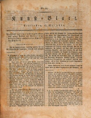 Morgenblatt für gebildete Stände. Kunst-Blatt (Morgenblatt für gebildete Stände) Donnerstag 13. Mai 1830