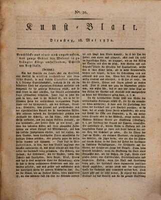 Morgenblatt für gebildete Stände. Kunst-Blatt (Morgenblatt für gebildete Stände) Dienstag 18. Mai 1830