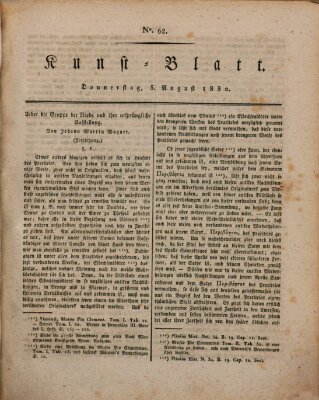 Morgenblatt für gebildete Stände. Kunst-Blatt (Morgenblatt für gebildete Stände) Donnerstag 5. August 1830