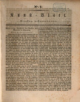 Morgenblatt für gebildete Stände. Kunst-Blatt (Morgenblatt für gebildete Stände) Dienstag 4. Januar 1831