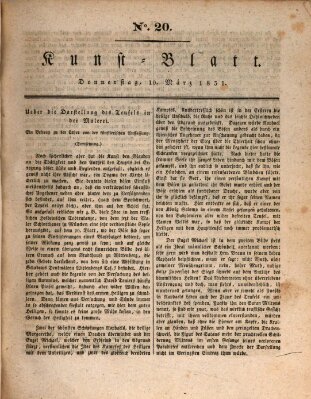 Morgenblatt für gebildete Stände. Kunst-Blatt (Morgenblatt für gebildete Stände) Donnerstag 10. März 1831