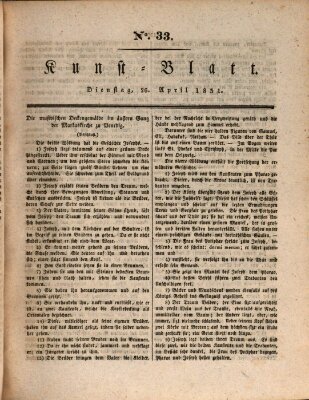 Morgenblatt für gebildete Stände. Kunst-Blatt (Morgenblatt für gebildete Stände) Dienstag 26. April 1831