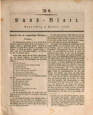 Morgenblatt für gebildete Stände. Kunst-Blatt (Morgenblatt für gebildete Stände) Donnerstag 5. Januar 1832